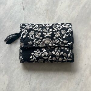 Vera Bradley Black and White Floral Wallet